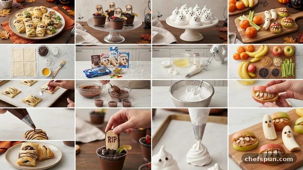 Creative Presentation for Festive Fun - Healthy Halloween Treats