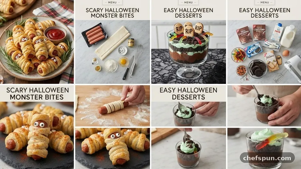 Instructions - Easy Halloween Desserts