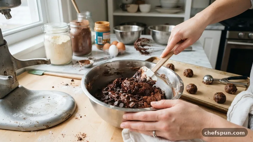 Instructions - Chocolate Chickpea Flour Cookies