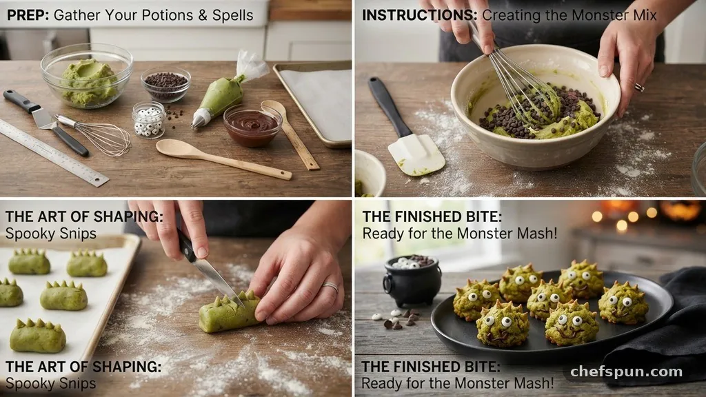 The Art of Shaping Pastry for Spooky Snacks - Scary Halloween Monsters Bites