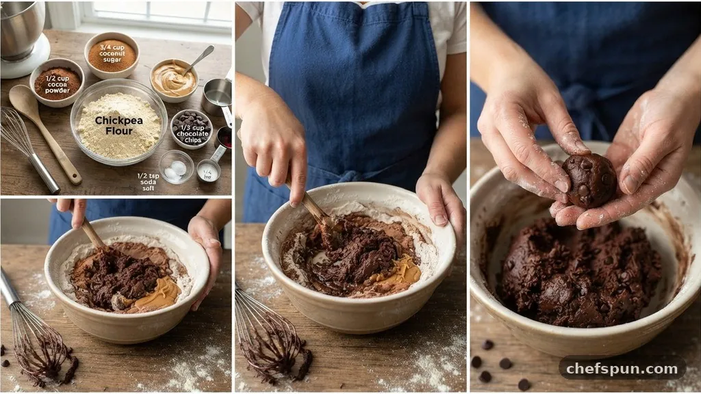 Understanding the Role of Chickpea Flour - Chocolate Chickpea Flour Cookies