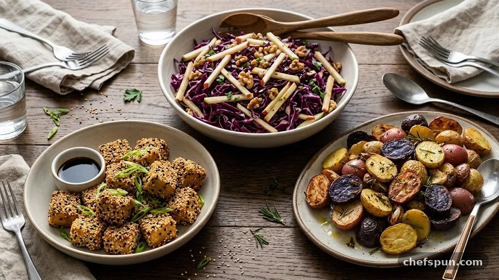 Balancing Flavors with Apples and Nuts - Crunchy Apple Red Cabbage Salad With Vinaigrette
