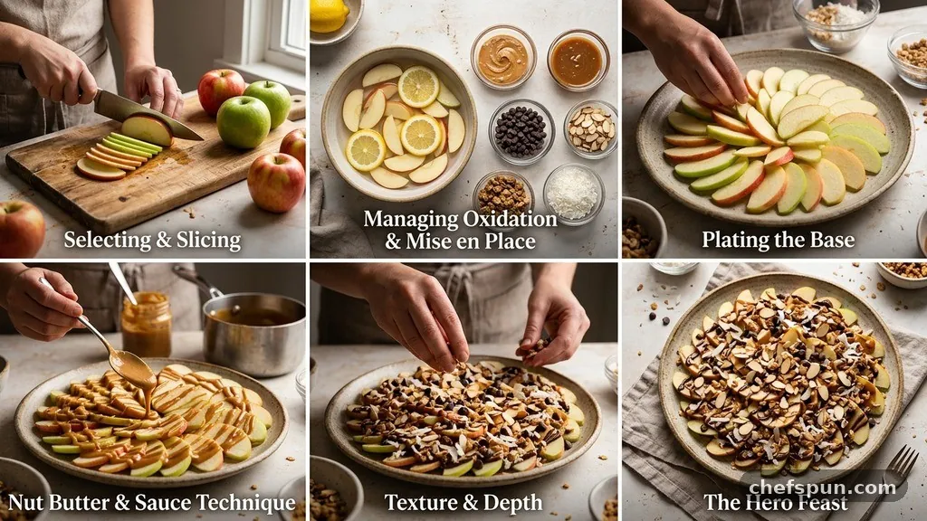 Creating Texture and Depth - Apple Nachos