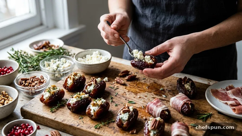 Exploring Savory Filling Combinations - Stuffed Dates