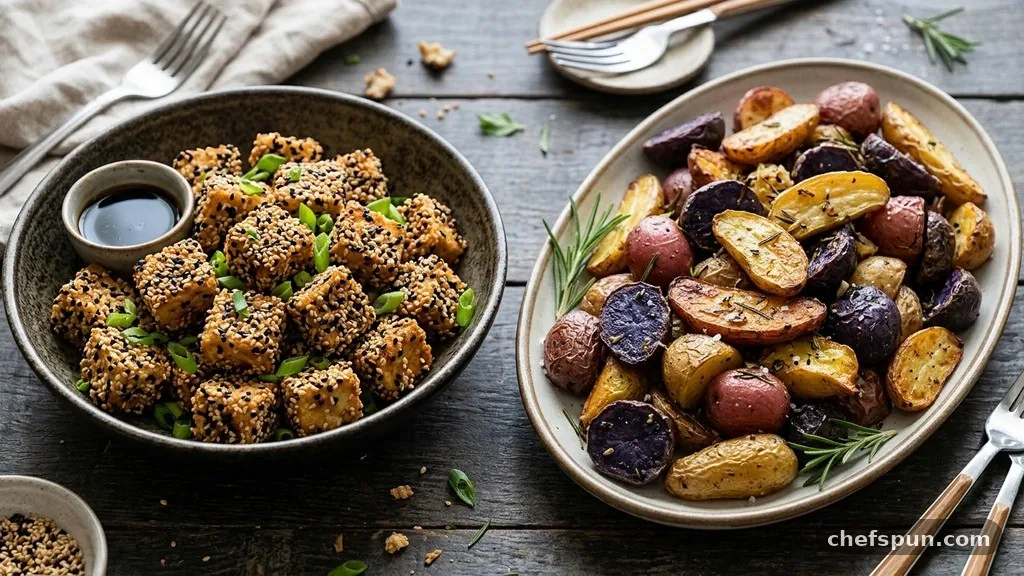 Herb-Roasted Rainbow Potatoes Recipe
