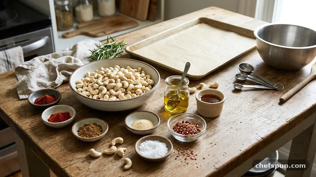 Ingredients - Roasted Spicy Cashews