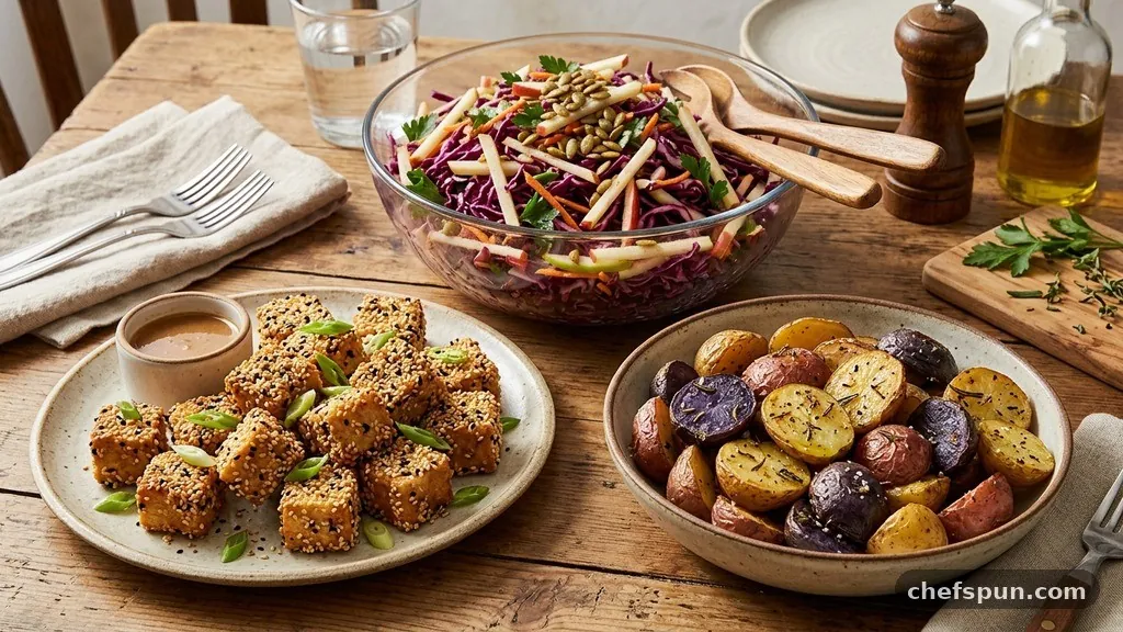 Ingredients - Crunchy Apple Red Cabbage Salad With Vinaigrette