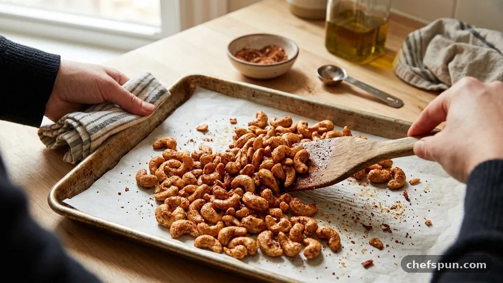 Instructions - Roasted Spicy Cashews