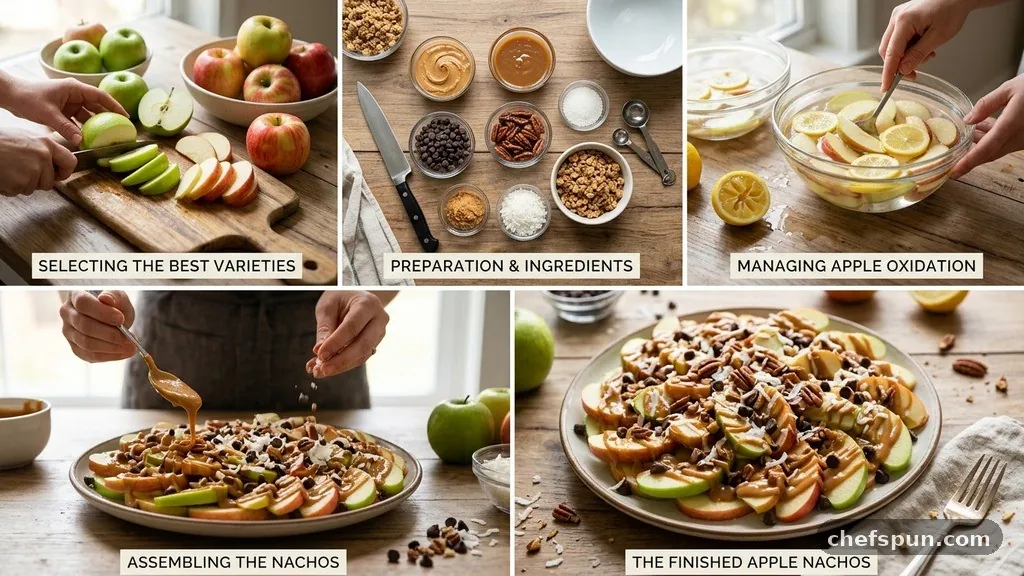 Managing Apple Oxidation - Apple Nachos
