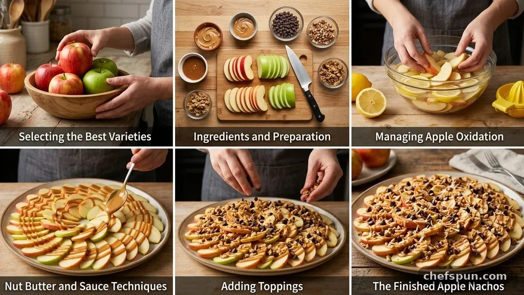 Nut Butter and Sauce Techniques - Apple Nachos